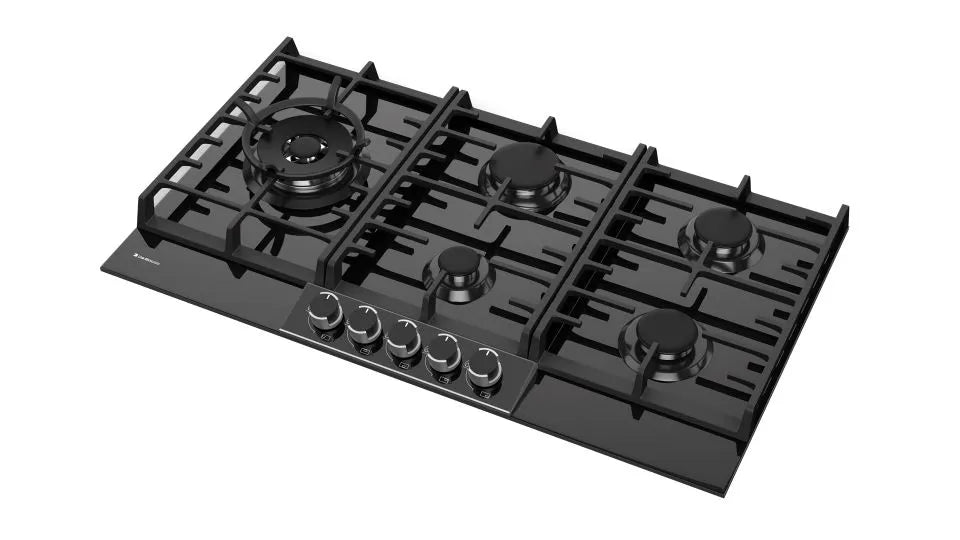 Cooktop Montreal Vidro 90cm gás - 5 queimadores