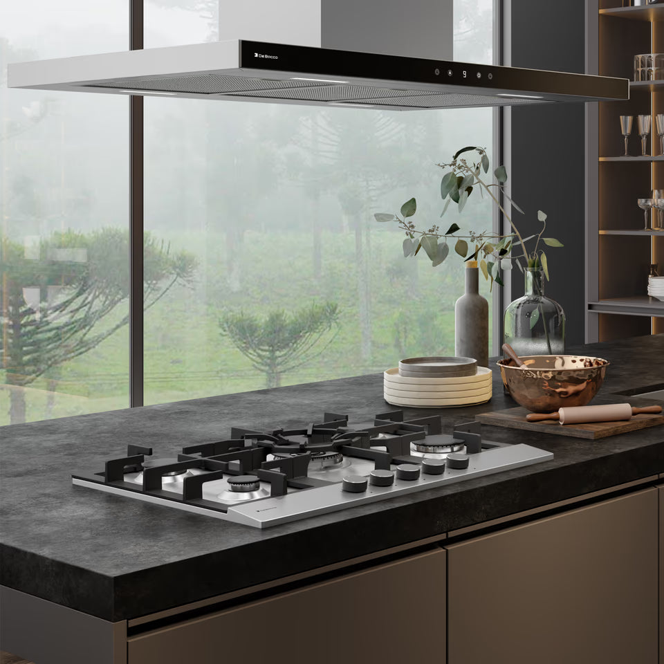 Cooktop Zurique Aço Inox 70 cm Gás - 5 queimadores