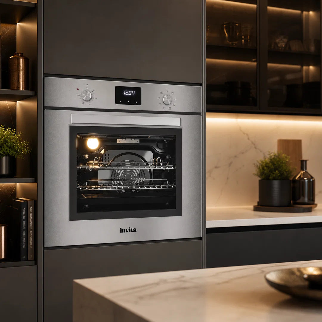 Forno Elétrico Multifunção Invita Inox 60cm 76L