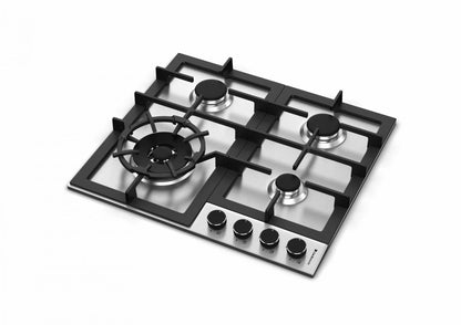 Cooktop Zurique Aço Inox 60 cm Gás - 4 queimadores