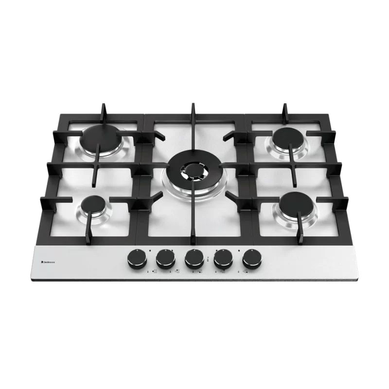 Cooktop Zurique Aço Inox 70 cm Gás - 5 queimadores