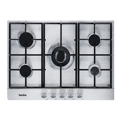Cooktop a Gás Invita Inox 70 cm