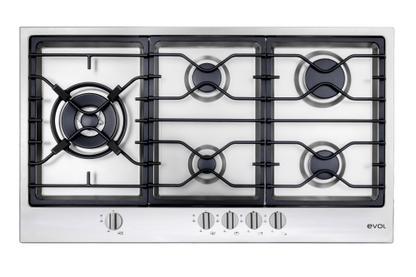 Cooktop 5 bocas semifilo