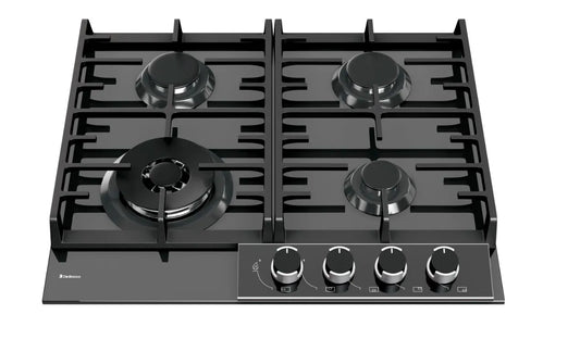 Cooktop Montreal Vidro 60cm gás - 4 queimadores