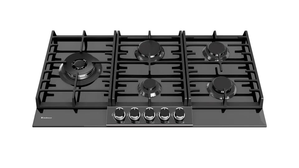 Cooktop Montreal Vidro 90cm gás - 5 queimadores